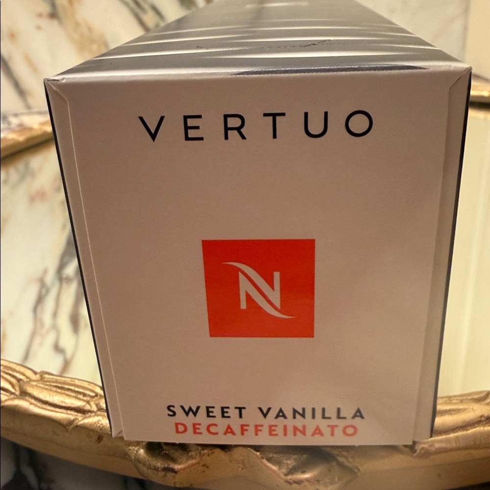 Nespresso Vertuo Sweet Vanilla Decaffeinato Pods.